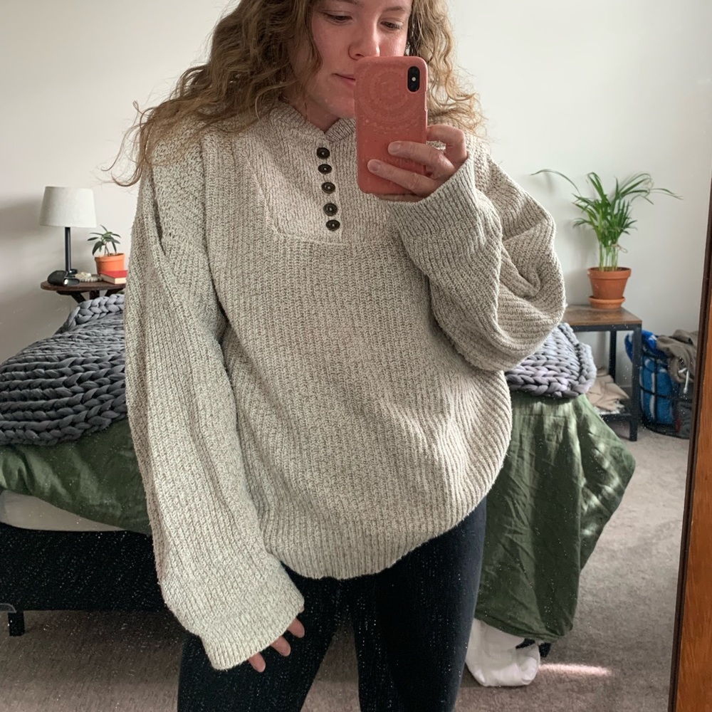 Vintage Eddie Bauer Knit Henley